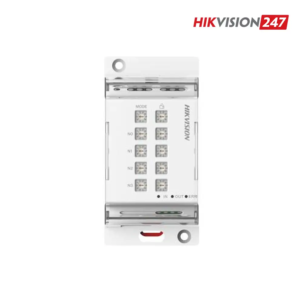 Module relay 2-wire HD Hikvision DS-KA-RL1E2 điều khiển khóa và đèn