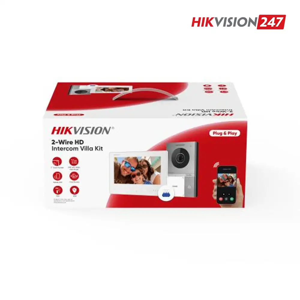 Bộ chuông cửa màn hình Hikvision DS-KIS707EY 2-wire HD 2 MP